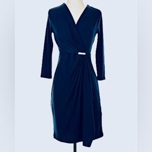 Navy Charter Club Deep Blue Wrap Dress